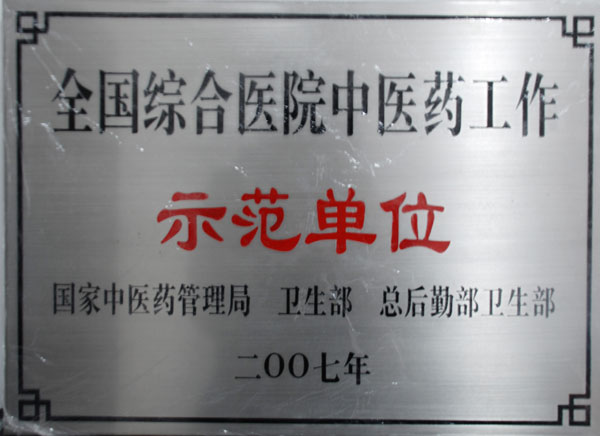 2007年全国综合医院中医药工作示范单位.jpg